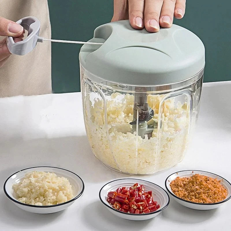 900ML Hand Chopper Manual Rope